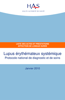 ALD n° 21 - Lupus érythémateux systémique - ALD n° 21 - Liste des actes et prestations sur Lupus érythémateux systémique