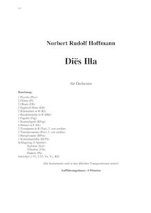 Partition compléte (German notes), Diës illa, Hoffmann, Norbert Rudolf