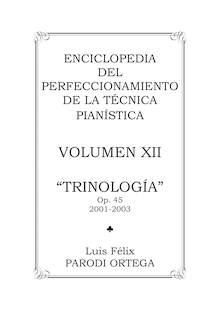 Partition complète, Trinología, Parodi Ortega, Luis Félix