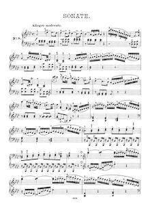 Partition complète, Piano Sonata No.46 en A flat major, Haydn, Joseph par Joseph Haydn