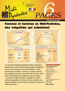 Femmes et hommes en Midi-Pyrénées, des inégalités qui subsistent