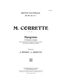 Partition violon 3, 6 concerts, Op.8, Ouvrage récréatif, Corrette, Michel