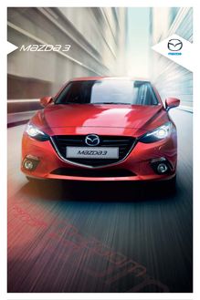 Catalogue sur la Mazda 3