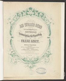 Partition de piano, Collection of Liszt editions, Volume 4