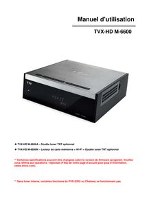 Notice HD Multimedia Player DViCO  TViX HD M-6600