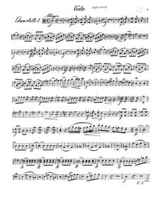 Partition viole de gambe, Trois quatuors pour flûte, violon, viole de gambe et violoncelle
