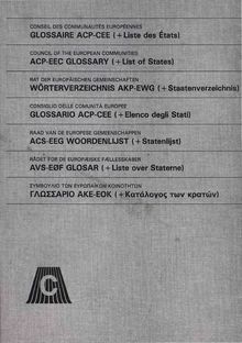 ACP-EEC glossary