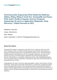 Next-Generation Sequencing - Global Forecasts to 2021