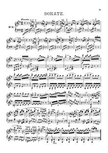 Partition complète, Piano Sonata No.34 en e minor, Haydn, Joseph par Joseph Haydn