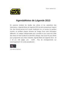 AgendaMotos de Légende 2013