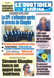 Le Quotidien d’Abidjan n°2864 - Du mercredi 17 juin 2020