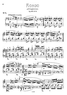 Partition No.6: Rondo (filter), Bagatelles, Op. 107, Hummel, Johann Nepomuk