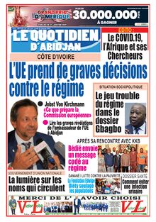 Le Quotidien d’Abidjan n°3012 - du lundi 25 janvier 2021