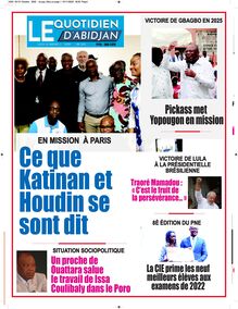 Le Quotidien d’Abidjan n°4234 - du mercredi 2 novembre 2022