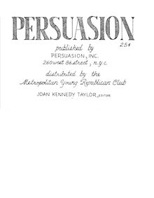 Persuasion Vol. 2. No. 7 1965