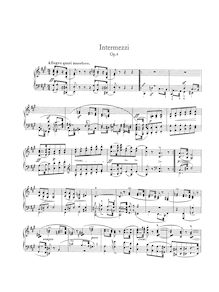 Partition complète, Intermezzi, Pièces phantastiques, Schumann, Robert