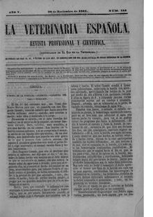 La veterinaria española, n. 156 (1861)
