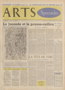 ARTS N° 601 du 09 janvier 1957