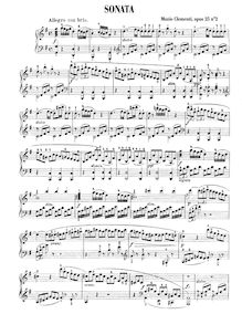 Partition Sonata No.2 en G, Six Piano sonates, Op. 25, Clementi, Muzio