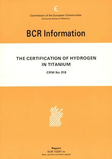 The certification of hydrogen in titanium