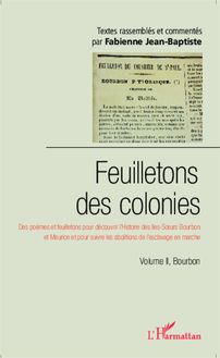 Feuilletons des colonies (Volume II), Bourbon