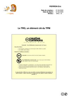 Le TRG, un élément clé du TPM 