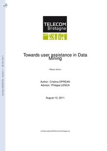 Towards user assistance in Data Mining