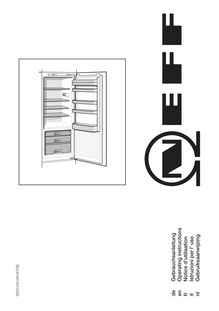 Notice Réfrigérateur NEFF  K5764X0/01