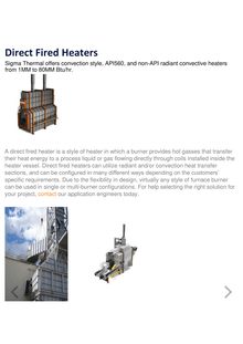 Direct Fired Heaters