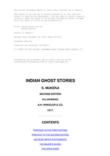Indian Ghost Stories - Second Edition