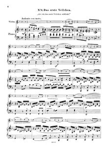 Partition complète, 6 chansons, Op.19, Mendelssohn, Felix