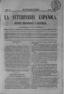 La veterinaria española, n. 192 (1862)