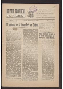 Boletín provincial de higiene, n. 21 (1927)