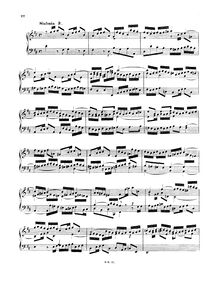 Partition No.3 en D major, BWV 789, 15 symphonies, Three-part inventions