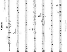 Partition basse Trombone, Cyrano, G major, Robertson, Ernest John
