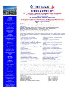 Ieee ccece 2009