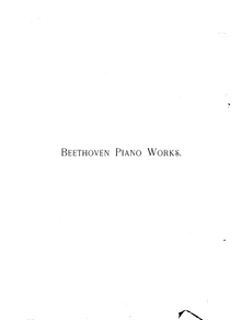 Partition Complete Book, Anleitung zum Vortrag Beethovenscher Klavierwerke