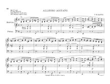 Partition complète, Allegro Agitato, C major, Lloyd, Charles Harford