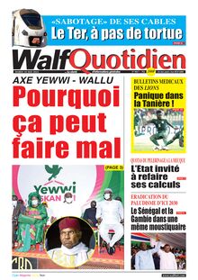 Walf Quotidien n°9037 - du mardi 10 mai 2022