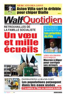 Walf Quotidien n°9123 - Du jeudi 25 août 2022