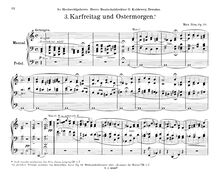 Partition complète, Karfreitag und Ostermorgen, Op.20, Phrygian - C Major
