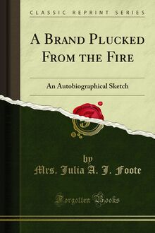 Brand Plucked From the Fire
