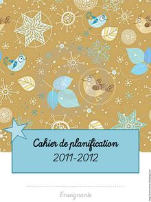Cahier de planification 2011-2012