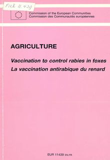 Vaccination to control rabies in foxes