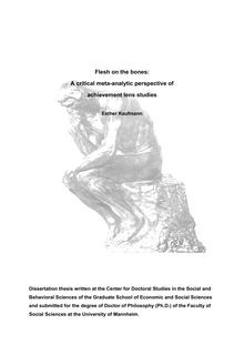 Flesh on the bones [Elektronische Ressource] : a critical meta-analytic perspective of achievement lens studies / Esther Kaufmann