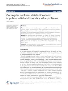 On singular nonlinear distributional and impulsive initial and boundary value problems