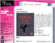 Yoga Thaï sur le  Web - Accueil Connexion Votre panier[n ...