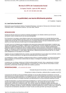 Revista LATINA de Comunicación Social La publicidad, una  teoría ...