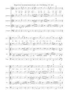 Partition complète, Versuch einer Anleitung zur heroisch-musikalischen Trompeter-und Pauker-Kunst par Johann Ernst Altenburg