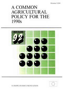 A common agricultural policy for the 1990s